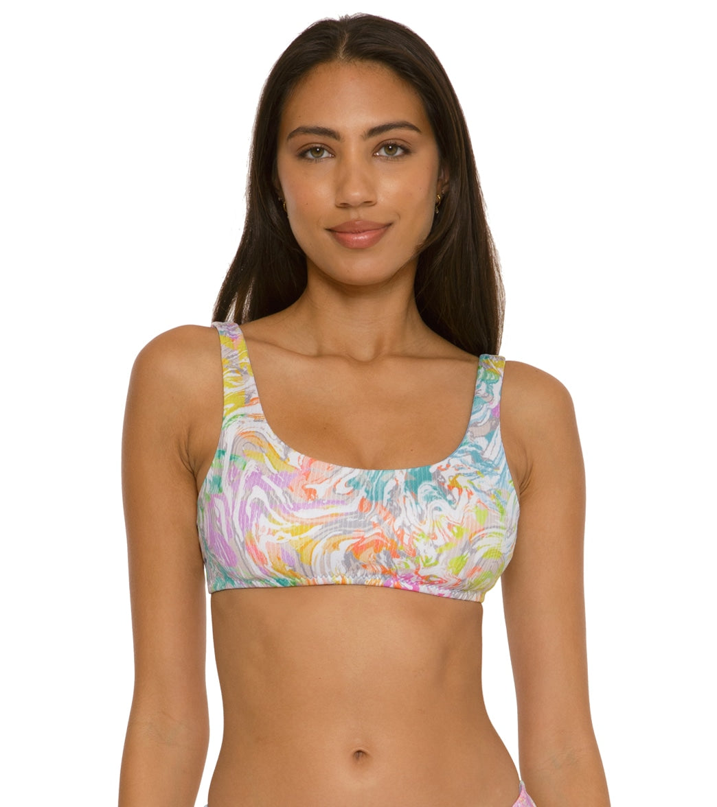 Becca Swim Women's Groovy French Reversible Bikini Bottom at