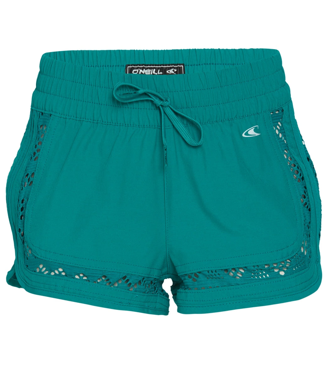 Girls 6-16 Basic Solid Board Shorts