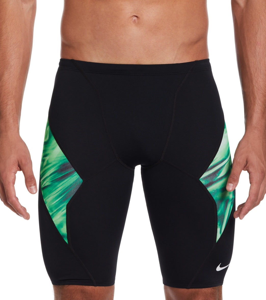 나이키 맨 강습용 5부 수영복 Nike Mens Solar Rise Jammer Swimsuit,Court Green