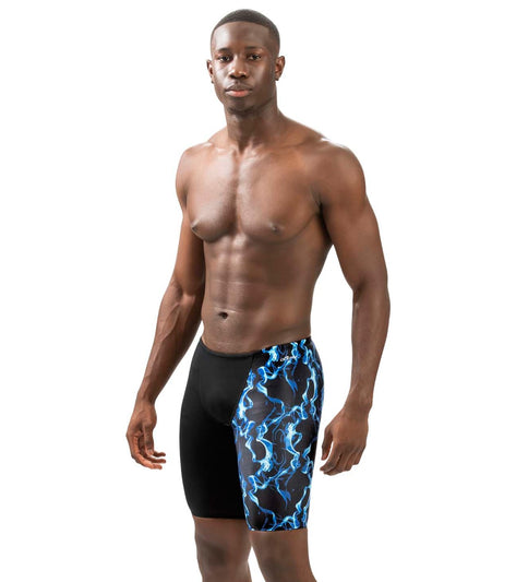 Dolfin Men's Reliance Vapor Print Spliced Jammer Swimsuit at SwimOutlet.com