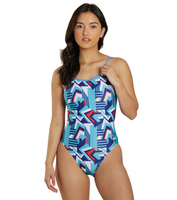 Dolfin Uglies Women's One Piece Swimsuit - Athletic V-Back Training Swimsuit,  Delta, 26 : : Clothing, Shoes & Accessories