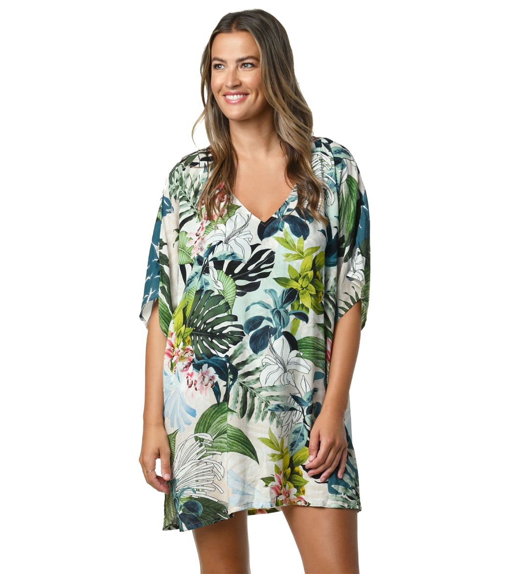 Jantzen Women's Nature Glow Celia Tunic Cover Up at SwimOutlet.com