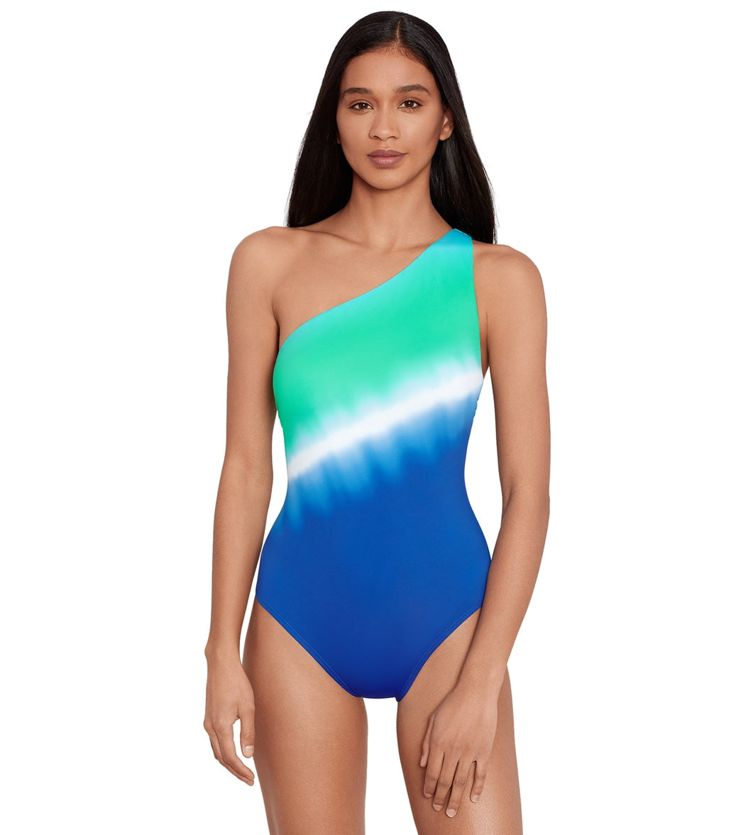 Coco Reef Contours Keepsake Agate Ruffle Bandeau One Piece