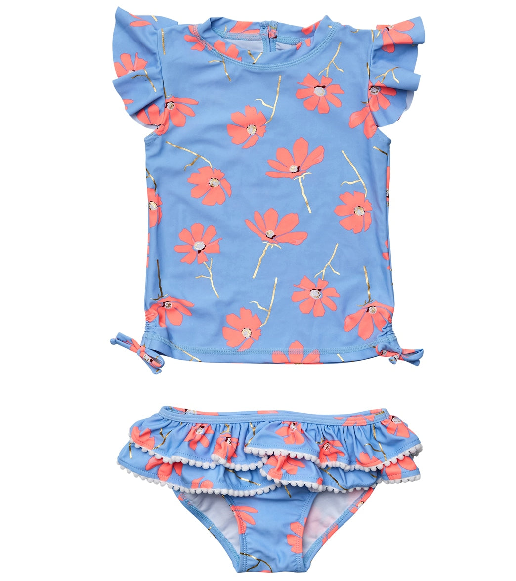 Snapper Rock Girls' Beach Bloom Swim Shorts (Little Kid, Big Kid) at