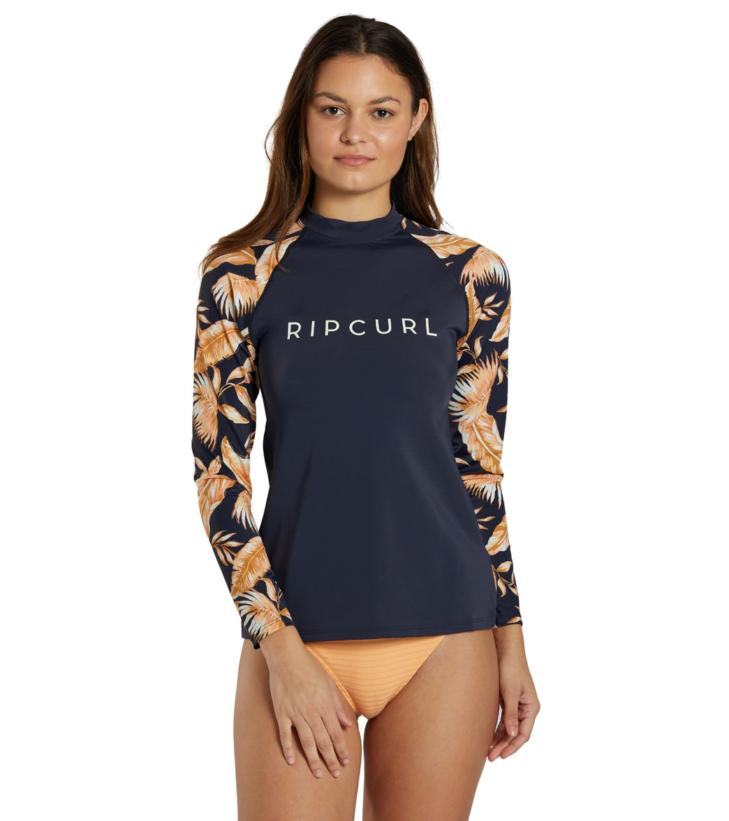 Rip Curl Golden Rays Short Sleeve T-Shirt with UV Protection Women • Safety  in water sports