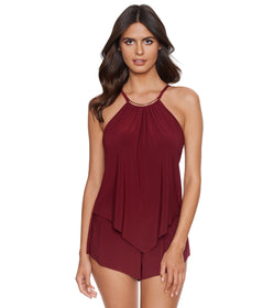 Magicsuit by Miraclesuit Solid Bianca Swim Romper at