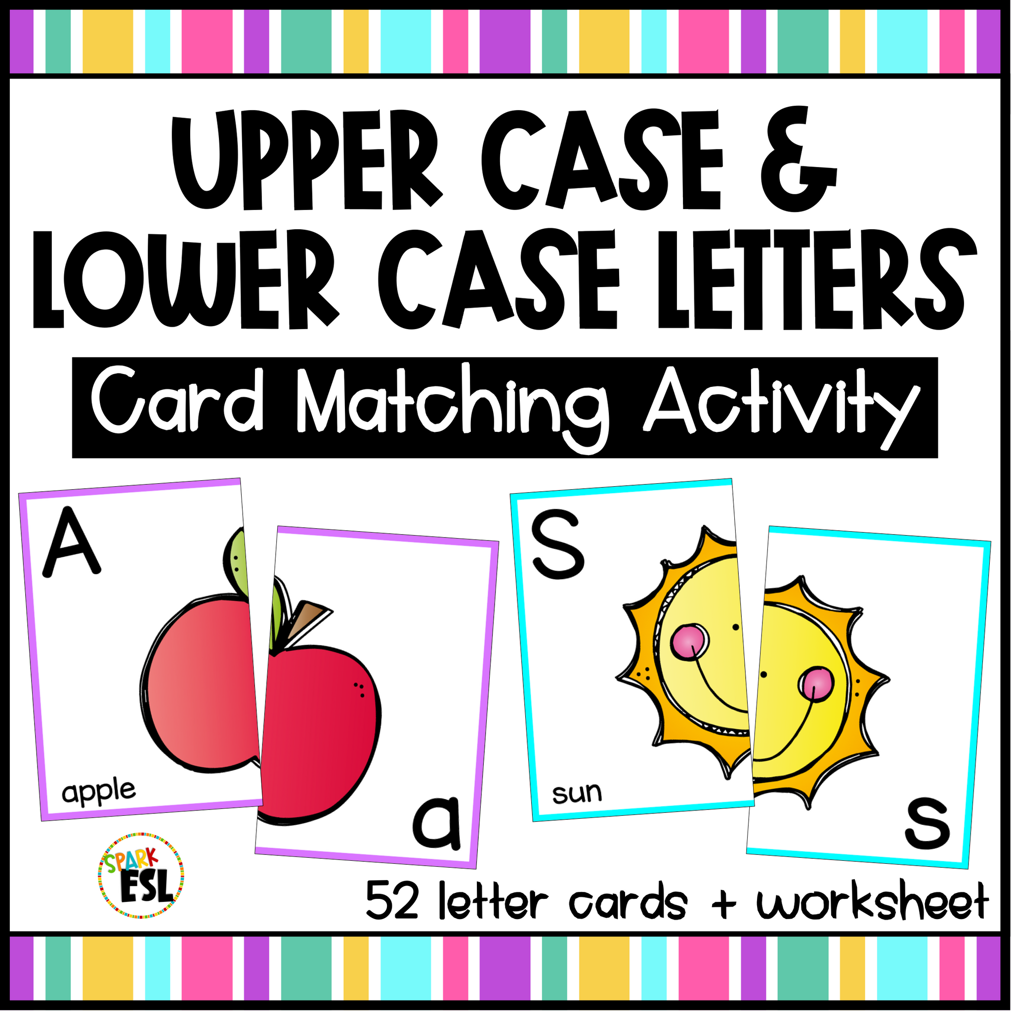 Printable Alphabet Cards Upper And Lowercase
