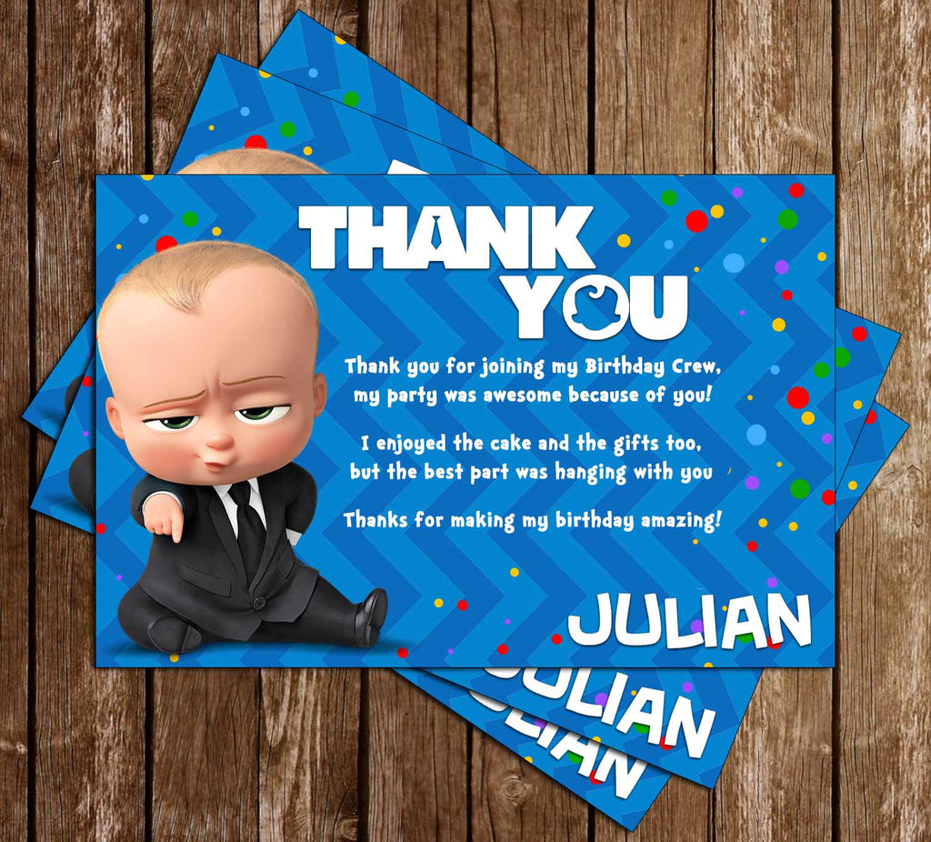 Novel Concept Designs - Boss Baby - Banner - Movie - Birthday Party