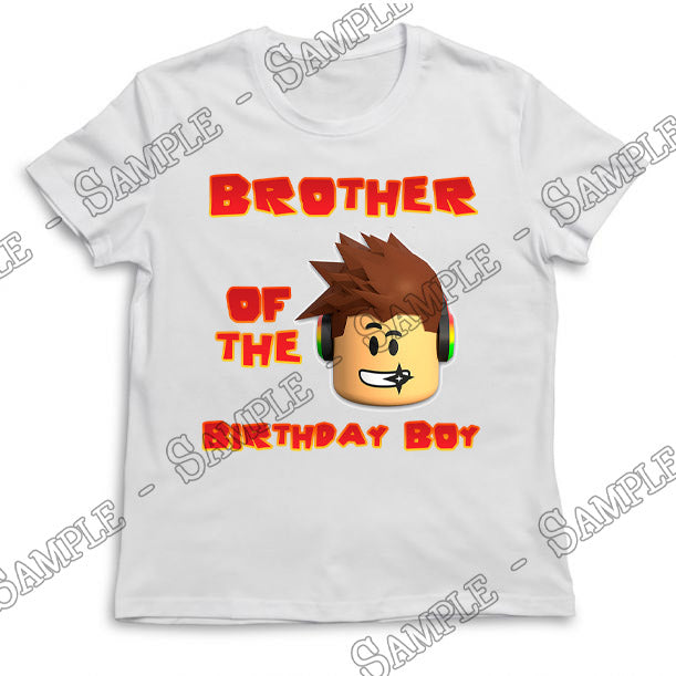 Novel Concept Designs Roblox Family Of Birthday Child T Shirt Personalized - roblox grandma shirt