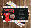 Baby Elmo Birthday Party Invitation