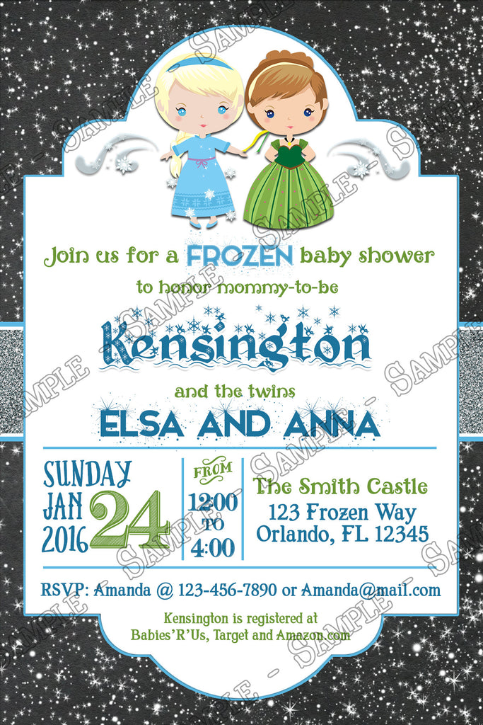 Frozen Baby Shower Invitations 7