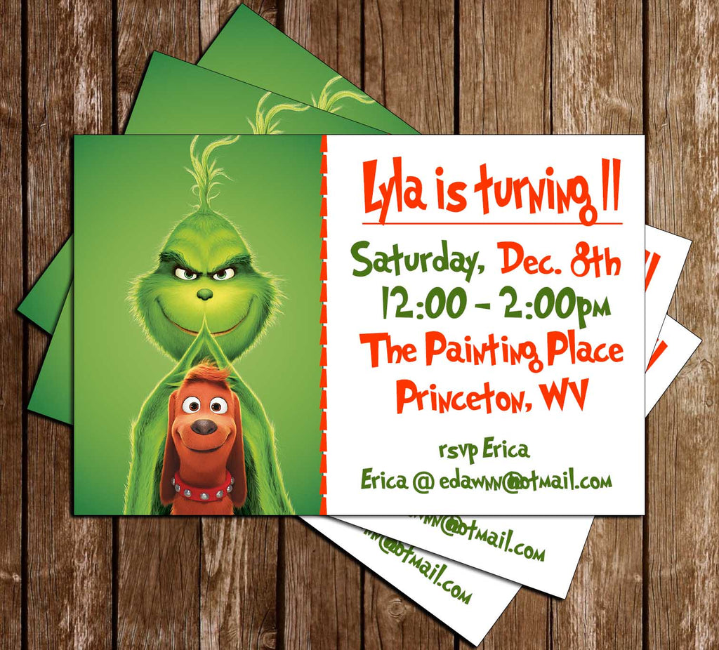 Novel Concept Designs - The Grinch - Movie 2018 - Birthday Party ...