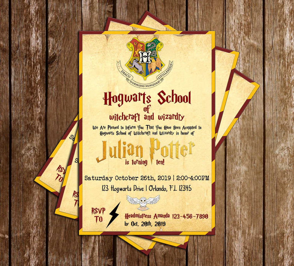 Harry Potter Invitations, 8ct 