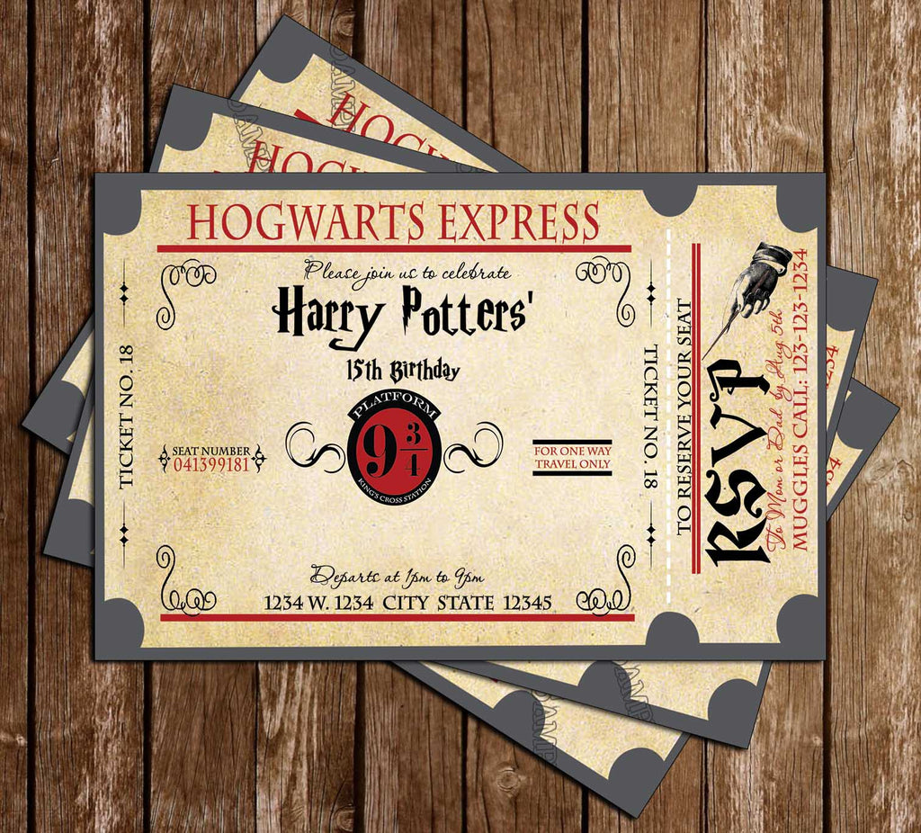 Novel Concept Designs - Harry Potter - Hogwarts - Birthday Party