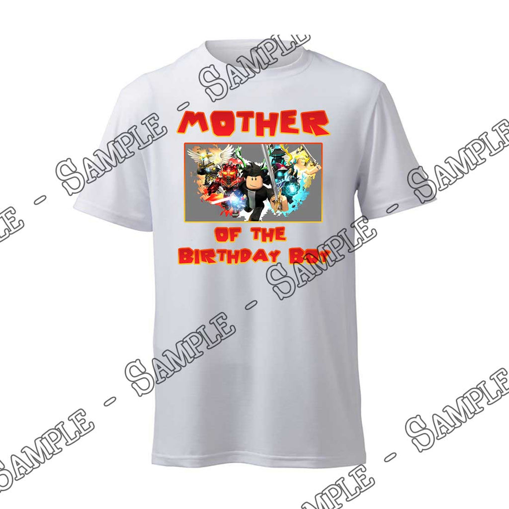 Novel Concept Designs Roblox Family Of Birthday Child T Shirt Personalized - roblox birthday shirt