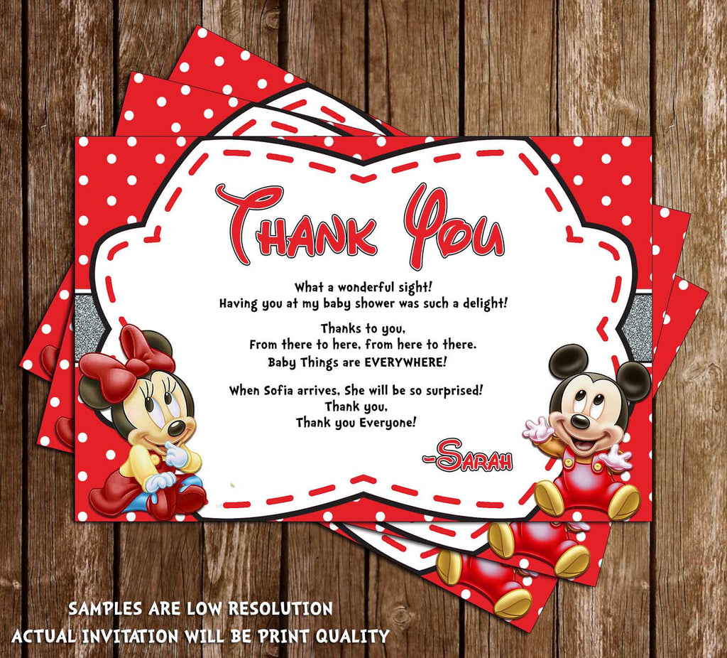 Novel Concept Designs Baby Mickey Minnie Mouse Gender Neutral Baby Shower Bring A Bo
