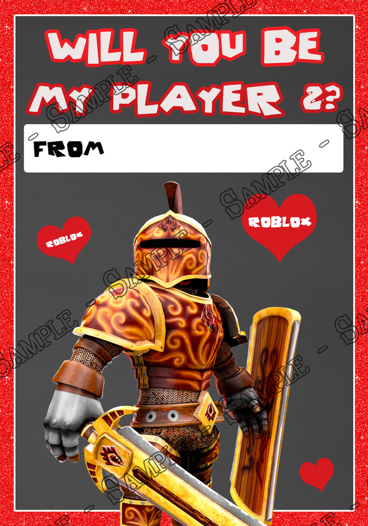Novel Concept Designs Roblox Video Game Valentine S Day Cards - roblox template valintines