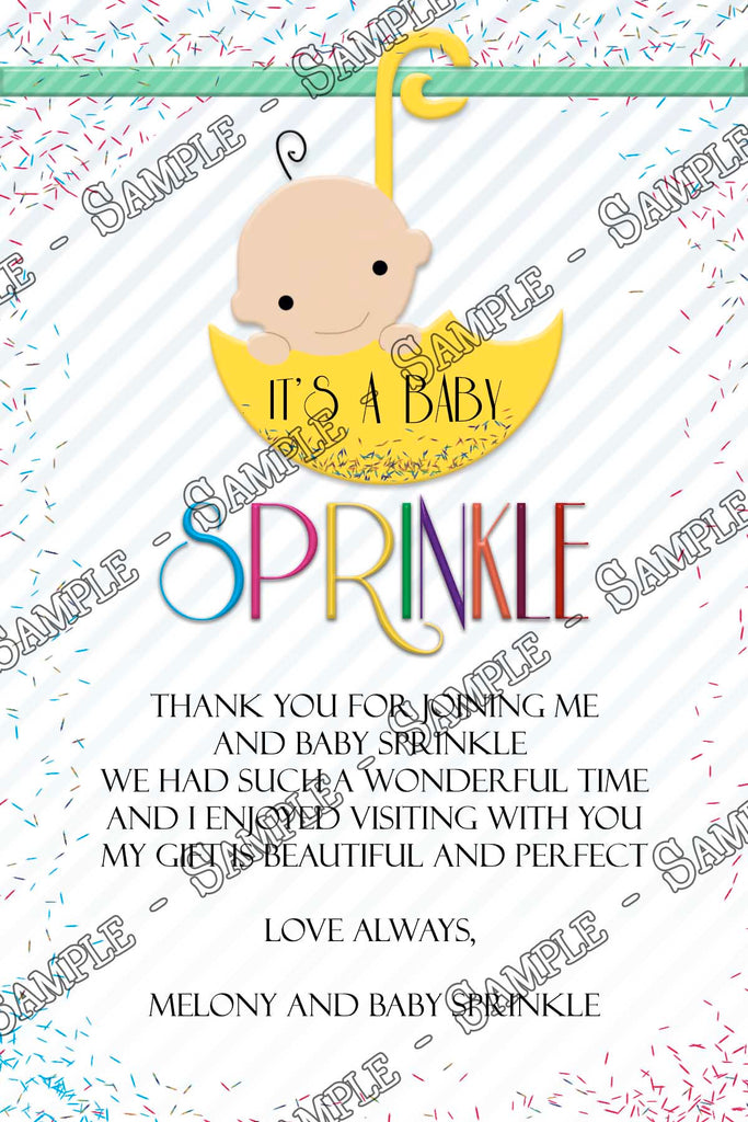 sprinkle baby shower invitations