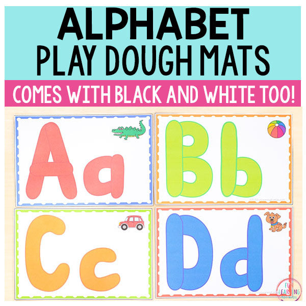 Alphabet Play Dough Mats – Fun Learning for Kids® Shop
