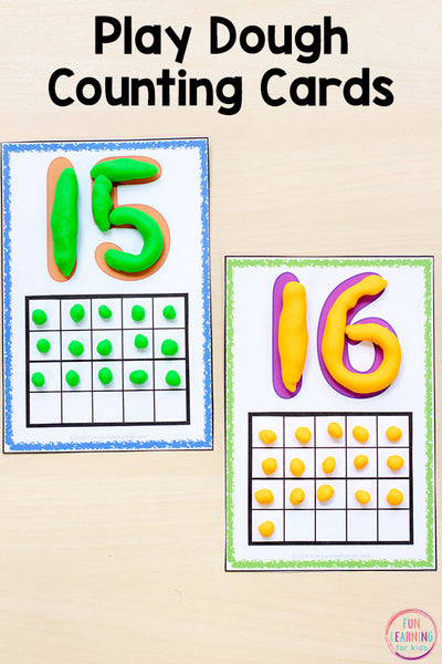 numbers 11 20 math pack for kindergarten math centers fun learning