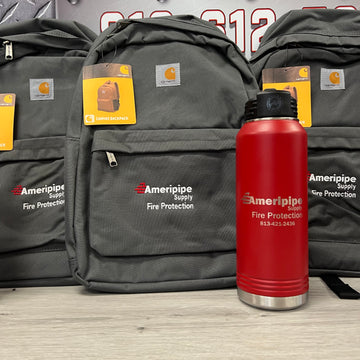 Picture of Promotional Items, backpack and bottle