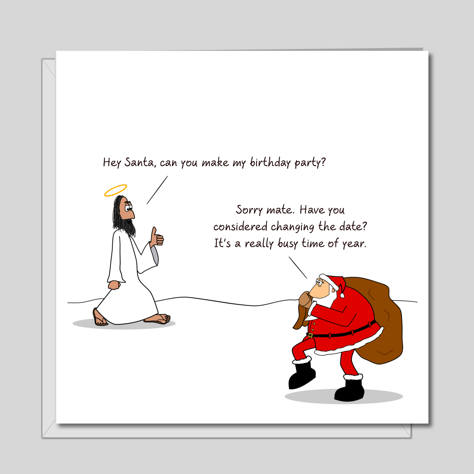 funny santa claus cartoons