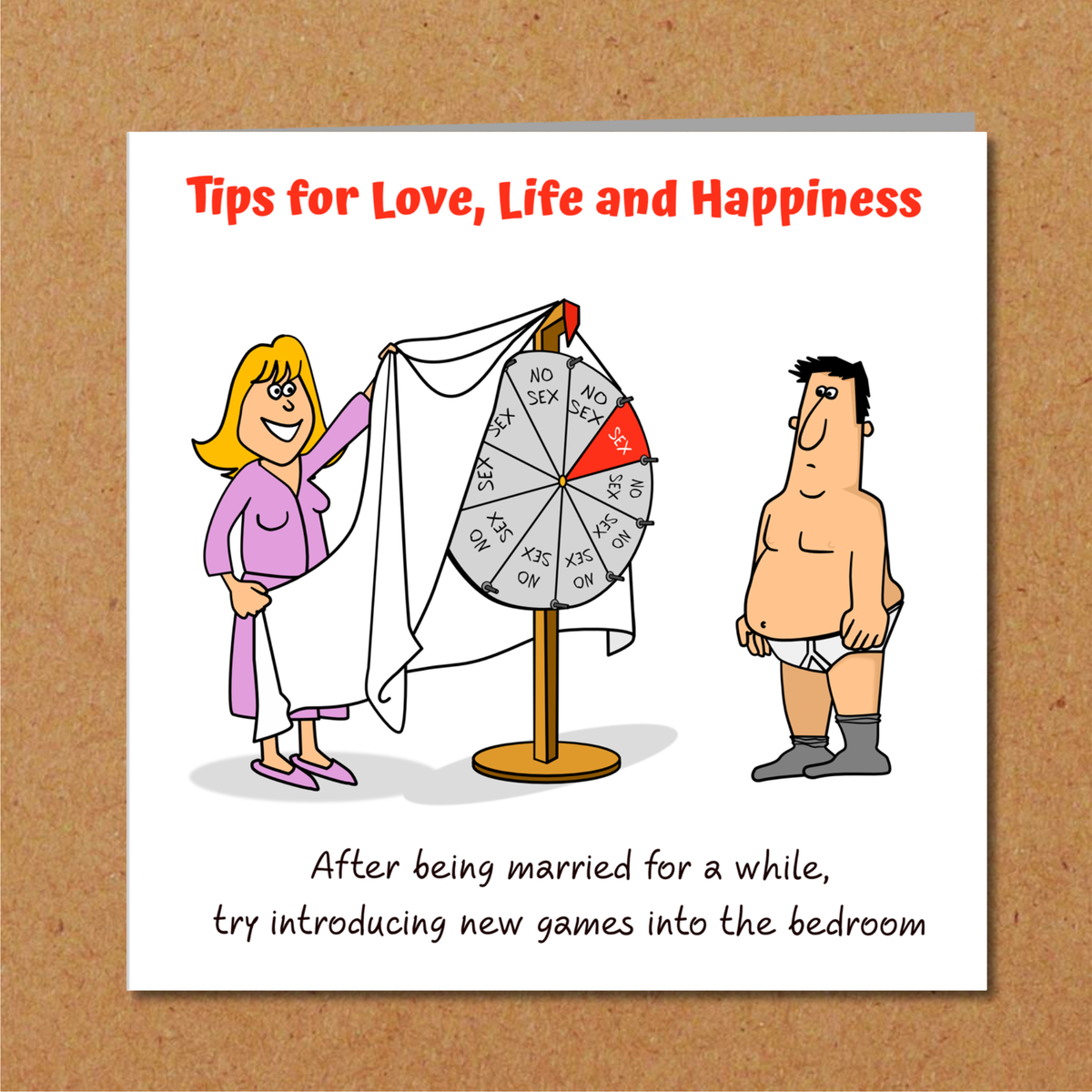 Naughty Birthday Anniversary Or Valentines Day Card For Wife Husband