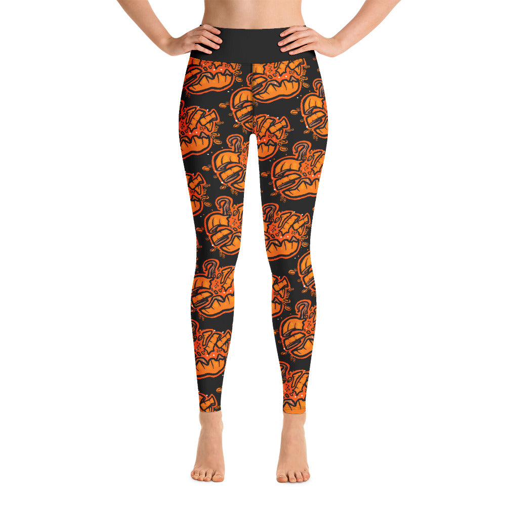 Pumpkin Smash Yoga Pants