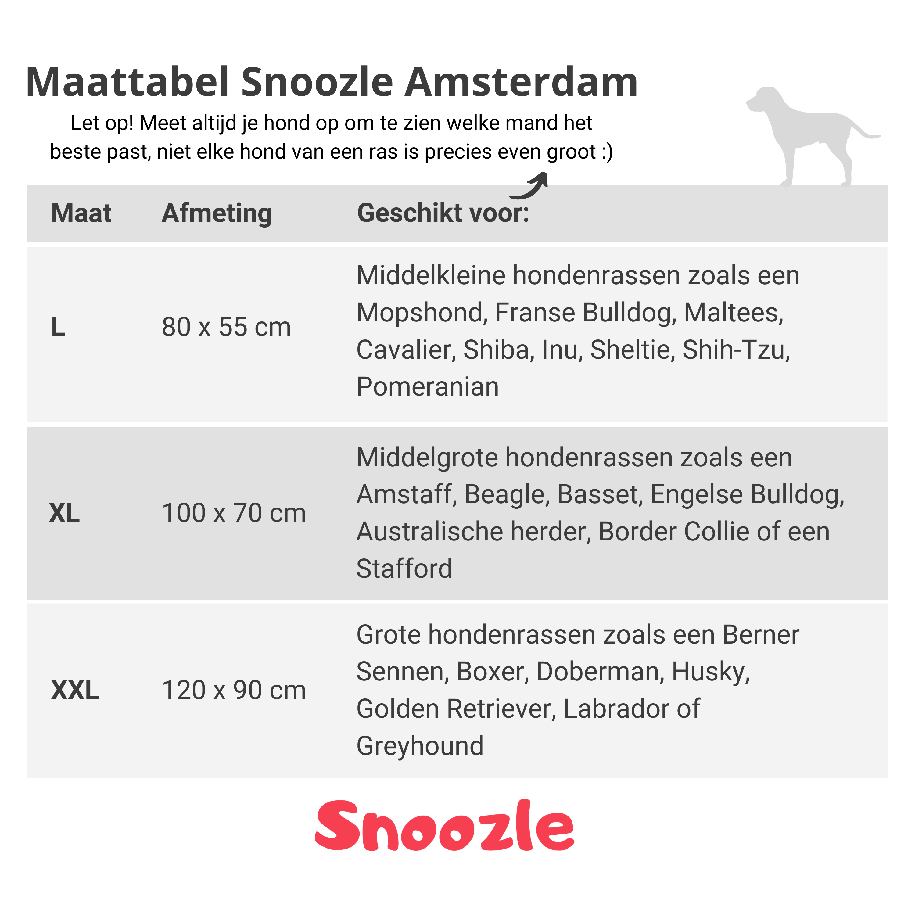 Snoozle Hondenkussen - - Hondenmand Hondenbed Snoozle.nl