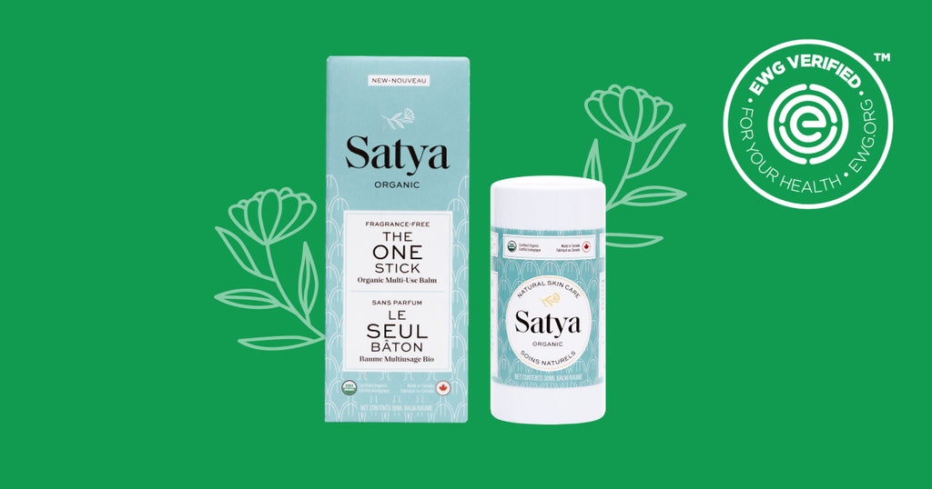 satya organic the one stick, skin balm stick, ewg skin deep verified product