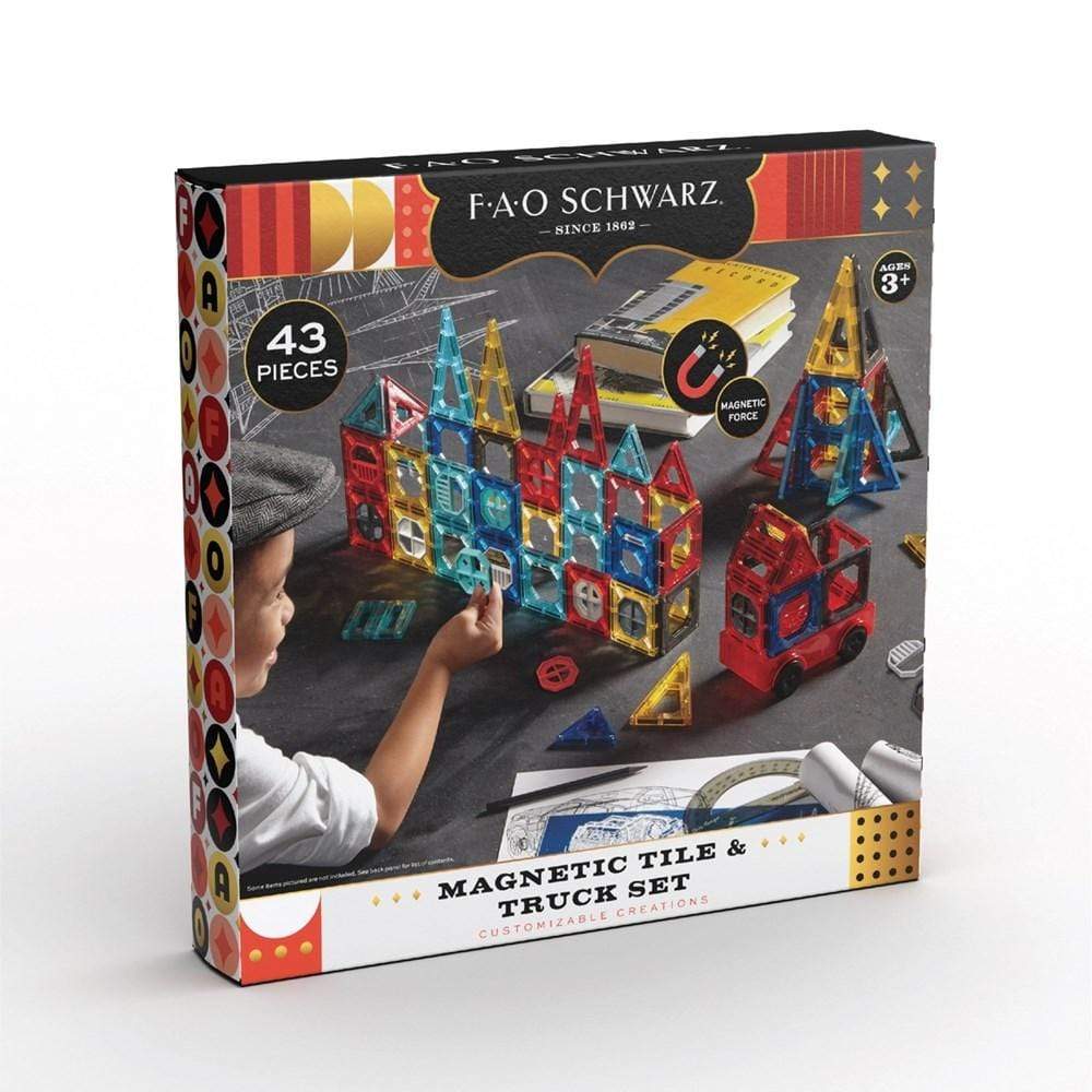 fao schwarz tile and truck set