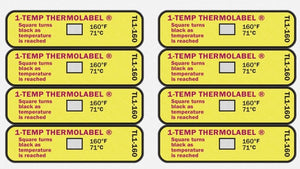 TLCSEN122: Non-Reversible 1 Level Temperature Label 111°F (44°C)