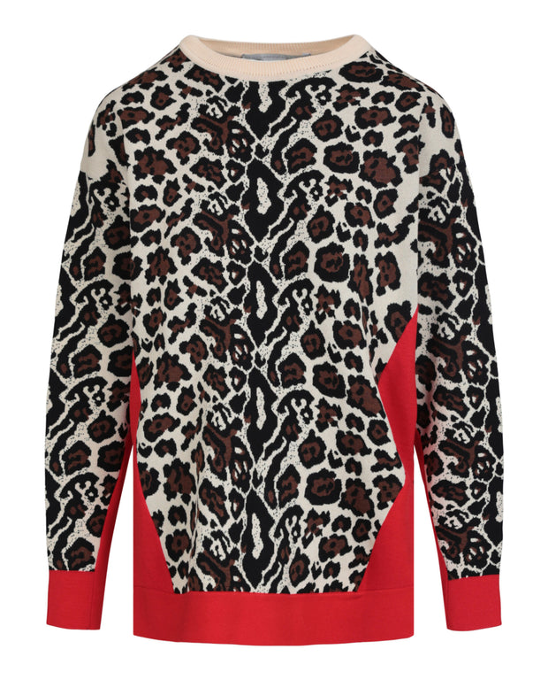 Detective Decoderen Respect Stella McCartney Leopard-Print Woolblend Sweater – Bluefly