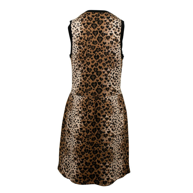 Fit And Flare Leopard Sleeveless Dress – Bluefly