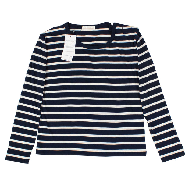 FAITH CONNEXION Blue White Stripe Sailor Long Sleeve T-Shirt