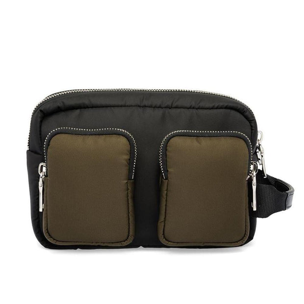 Prada Unisex Nylon Multi-Pocket Logo Clutch Bag Technical Fabric Black –  Bluefly