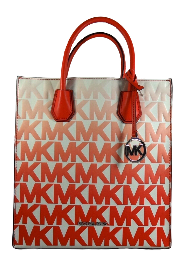 Michael Kors Women's Mercer NS Shopper Vegan Leather Satchel Bag – Bluefly