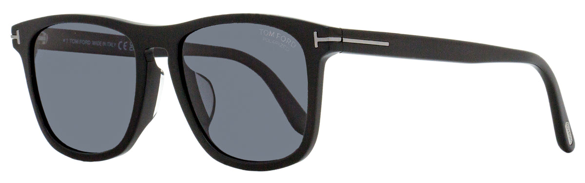 Tom Ford Rectangular Sunglasses TF930FN Gerard-02 01D Black Polarized –  Bluefly