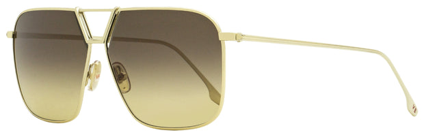 Victoria Beckham Navigator Sunglasses VB204S 702 Gold 60mm 204