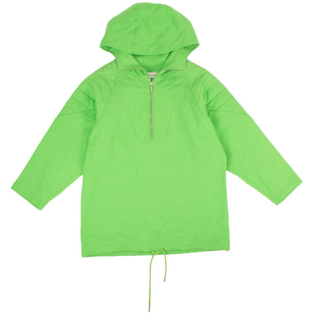 A_PLAN_APPLICATION Green Balaclava Half Zip Hoodie – Bluefly