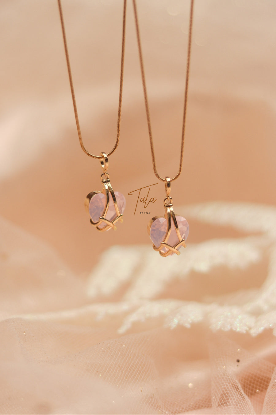 Tala By Kyla Diamond Heart Necklace Talabykyla