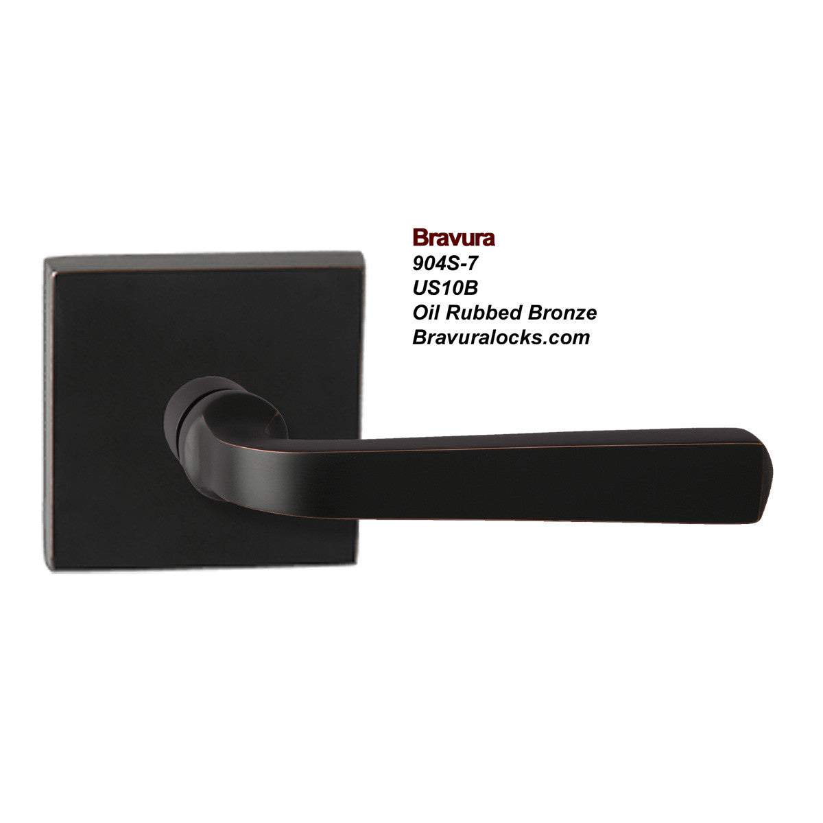 Bravura 904s 7 Haute Moderneinterior Door Lock Lever