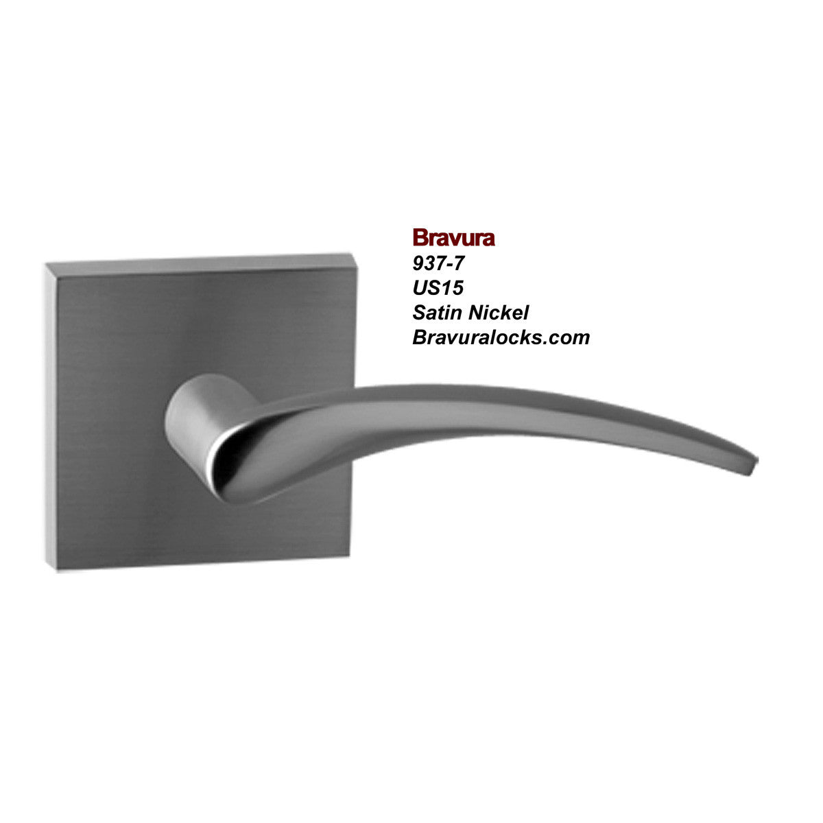 Bravura 937 7 Haute Moderneinterior Door Lock Lever