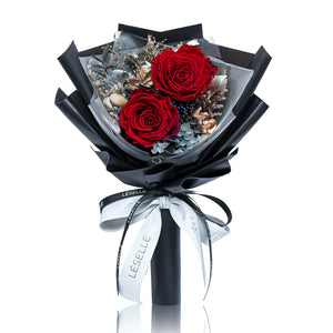 Black/Gold Mini Bouquet – RoseAiry