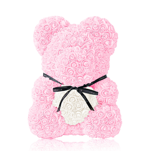 Handmade Rose Bear - Baby Pink