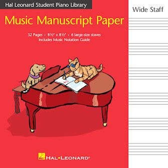 Hal Leonard Deluxe Manuscript Paper Pad – Kala Brand Music Co.™