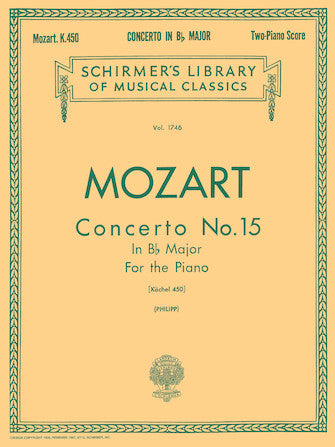 Mozart Concerto No. 15 in Bb, K. 450