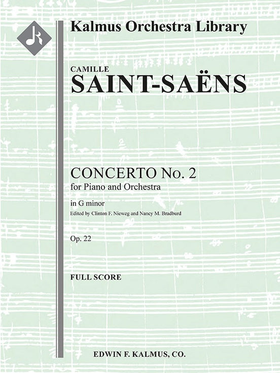 Saint-Saens Piano Concertos Nos. 2 and 4 in Full Score