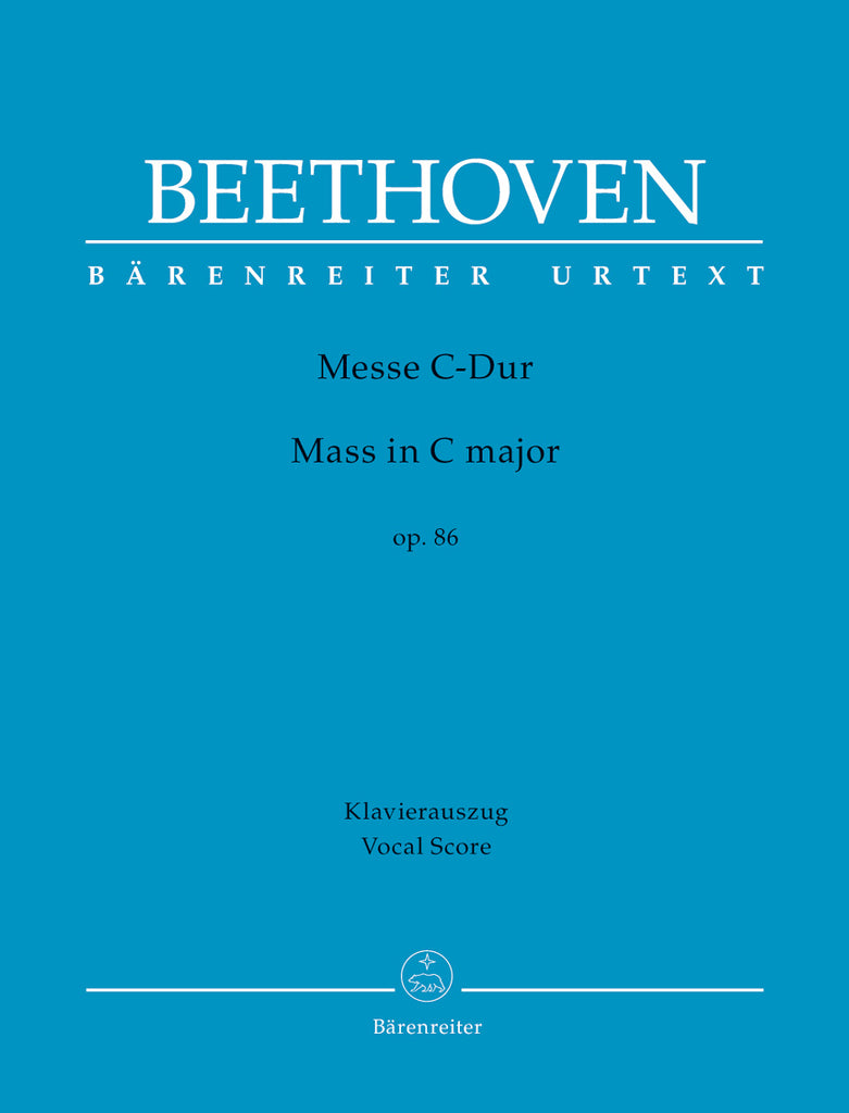 Beethoven Mass C Major Op 86 Juilliard Store