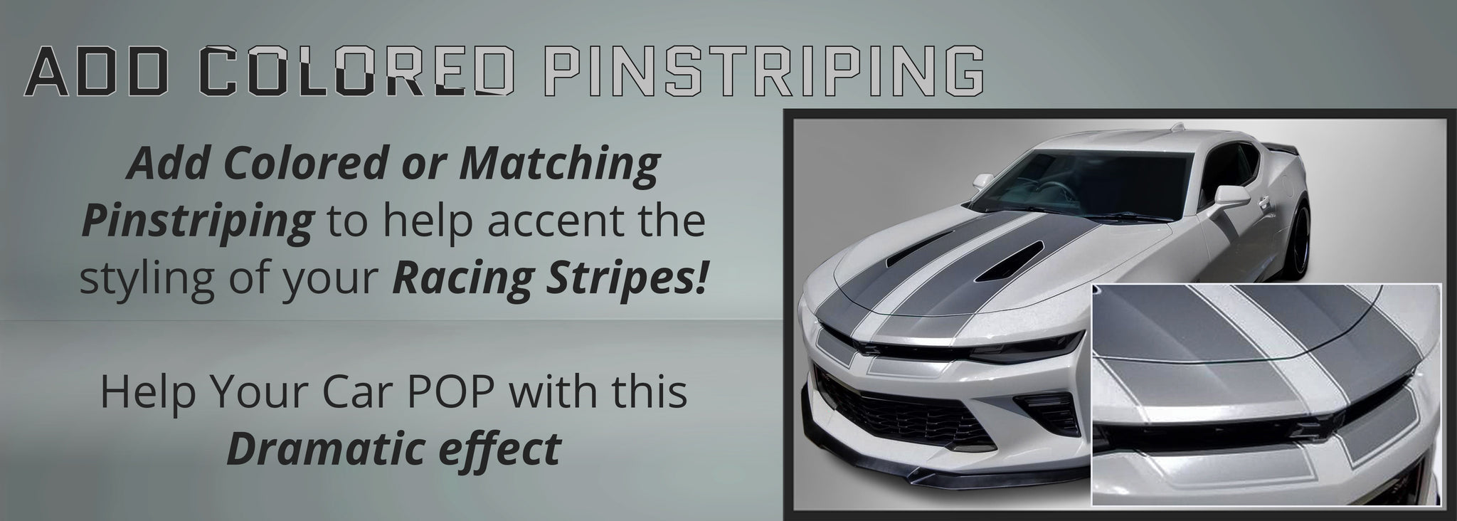 Chevrolet Camaro Racing Stripes (Rally/Dual/Decal, 2016, 2017, 2018) –  Stripe Source